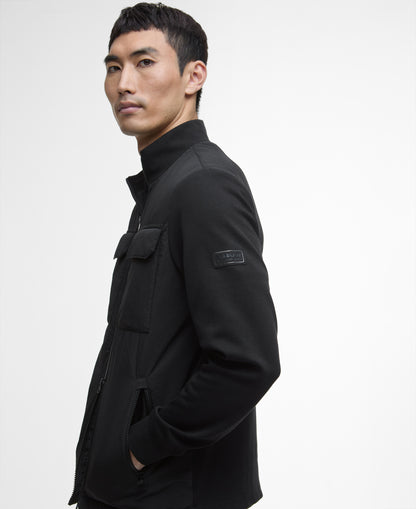 Ethan Funnel Neck Quilted Sweater