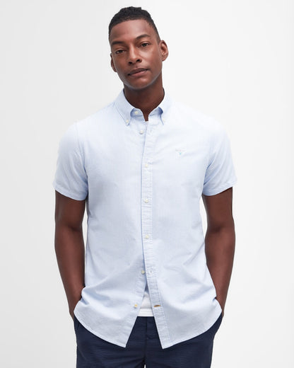 Striped Oxtown Short Sleeve Tailored Shirt