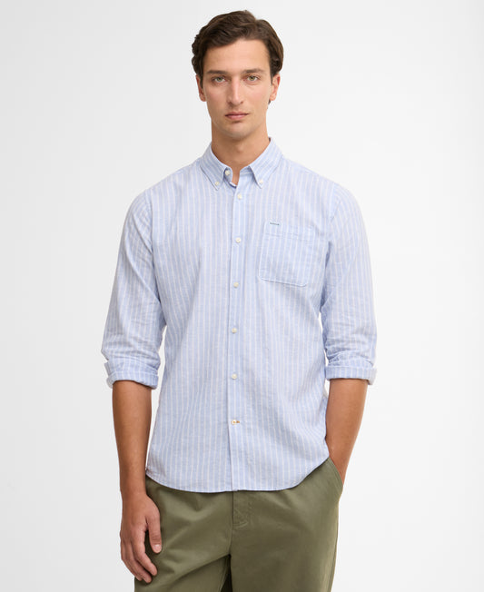 Nelson Striped Long Sleeve Tailored Shirt