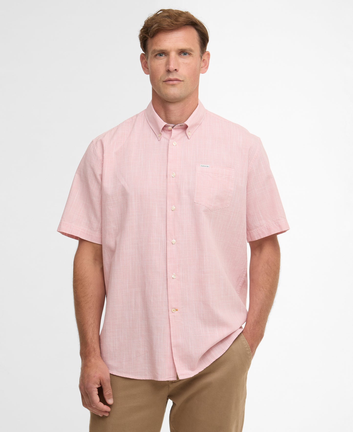 Fleming Linen Blend Regular Short Sleeve Shirt