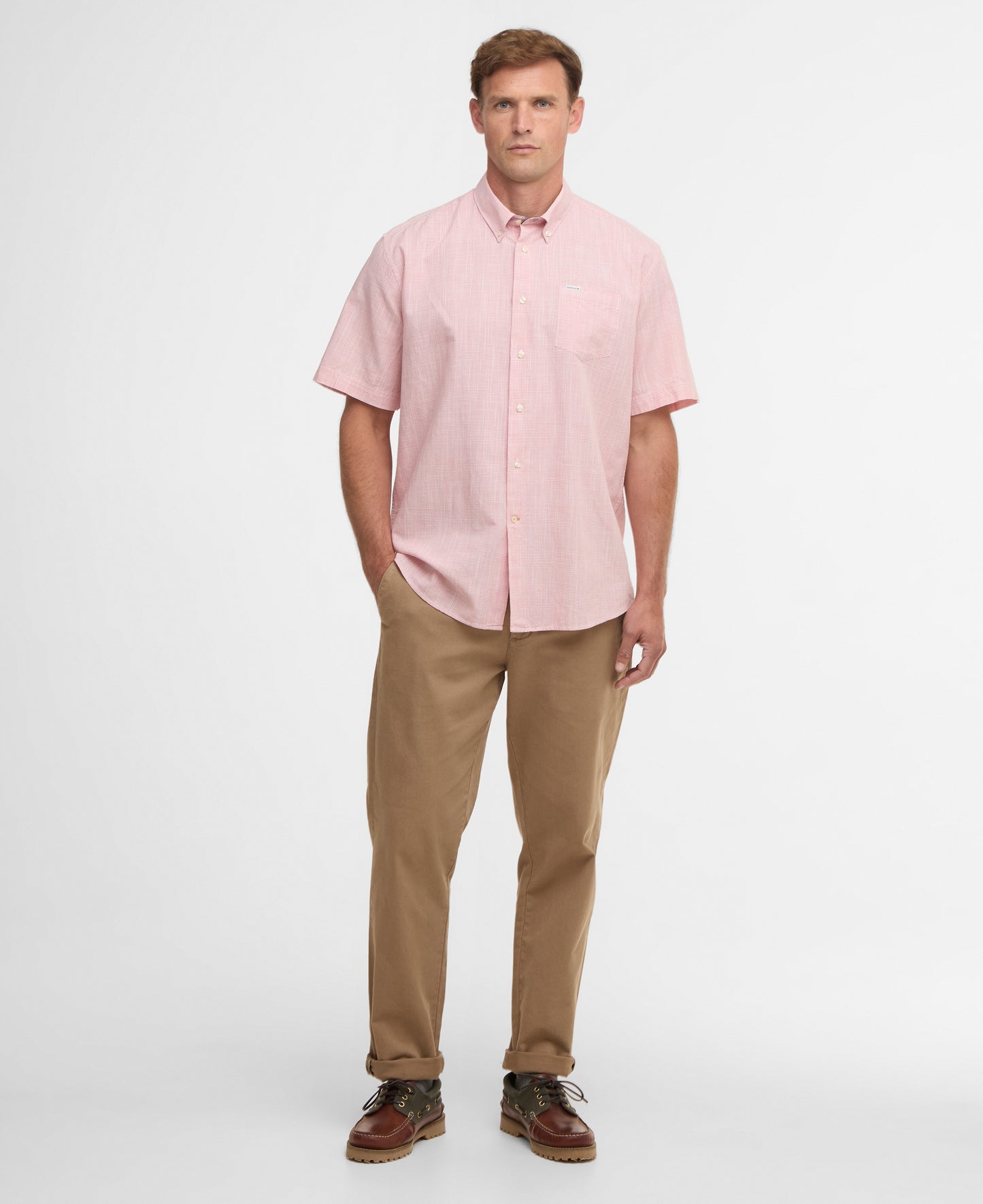 Fleming Linen Blend Regular Short Sleeve Shirt