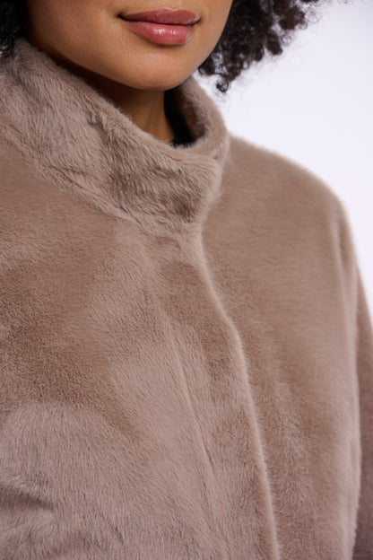 Short Faux Fur Jacket