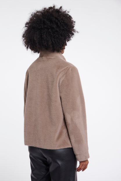Short Faux Fur Jacket