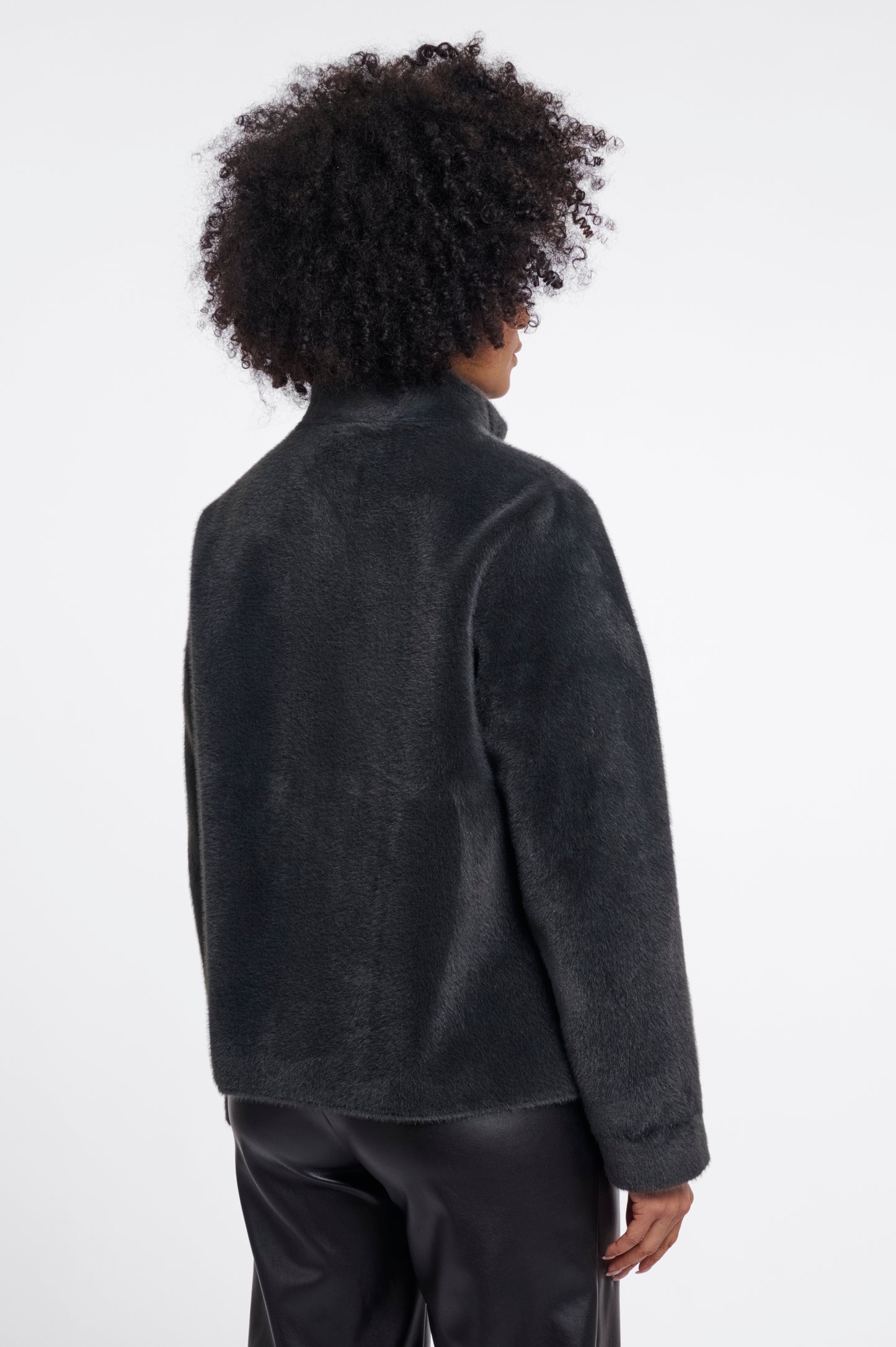 Short Faux Fur Jacket