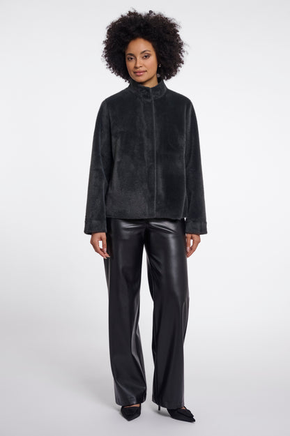 Short Faux Fur Jacket