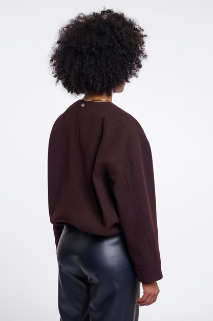 Bomber Jacket with Collar