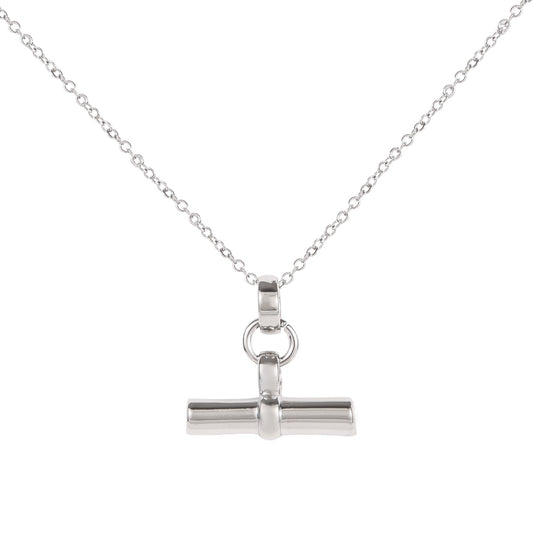 RHODIUM PLATED NECKLACE