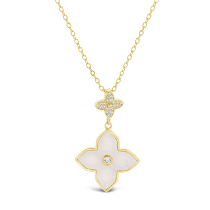 18K Gold Plated Necklace With Cubic Zirconia Stones