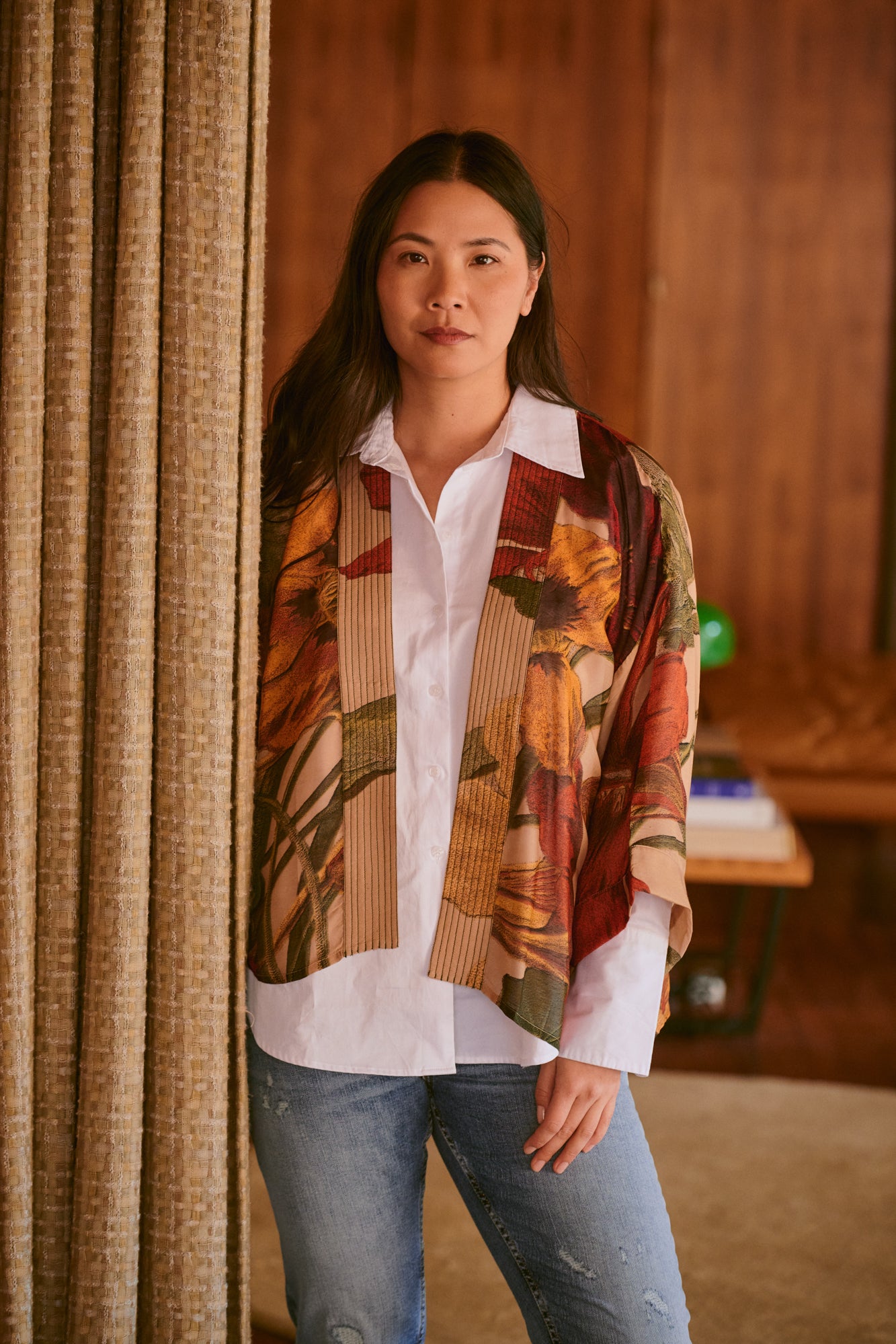 Nasturtium Fawn Kimono