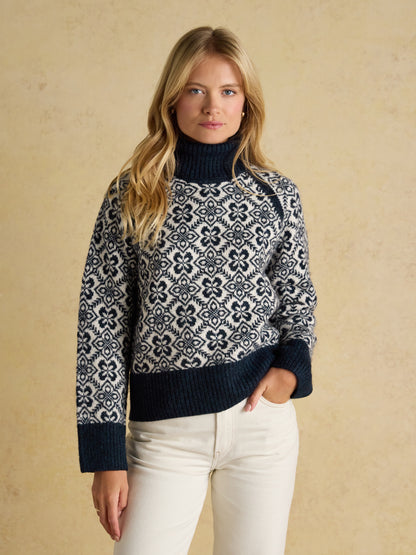 Addison Patterned Knitted Jumper