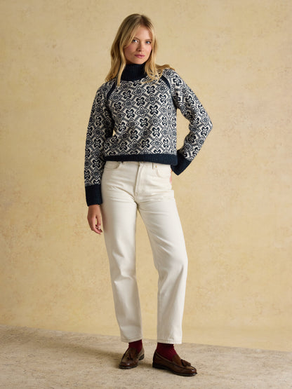 Addison Patterned Knitted Jumper