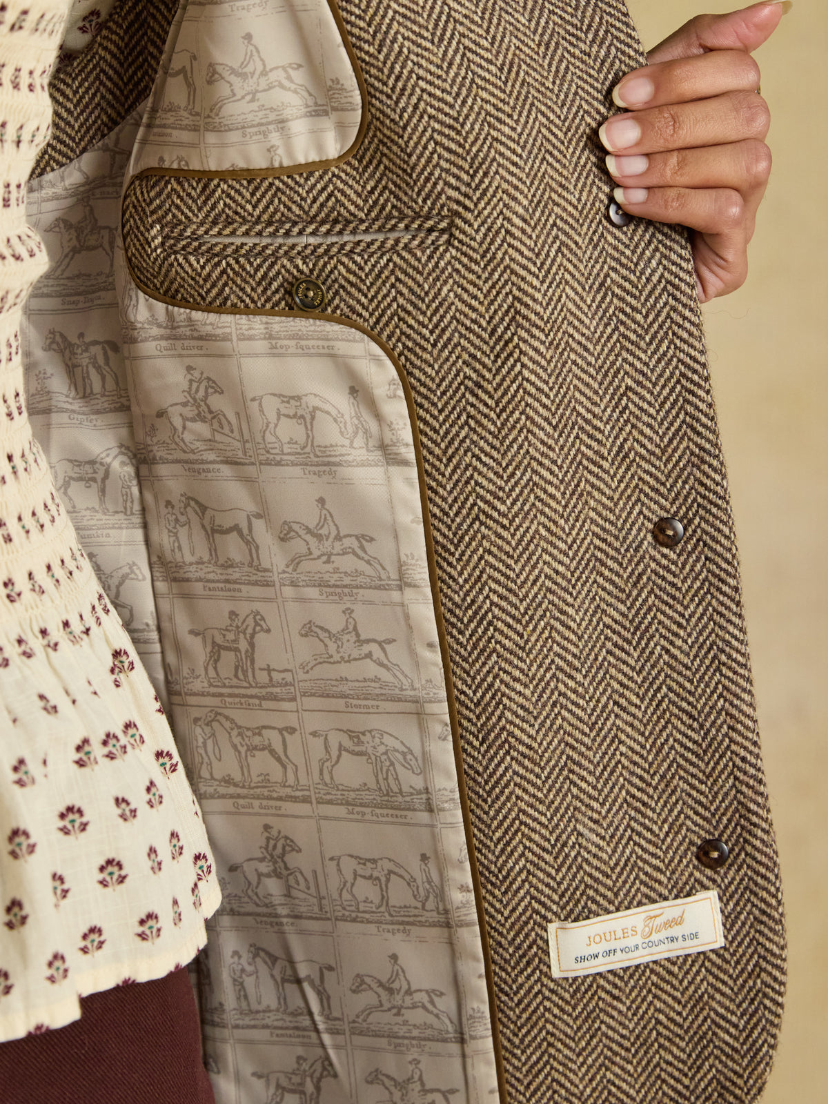 Nehru Tweed Fitted Gilet