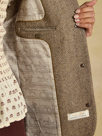 Nehru Tweed Fitted Gilet