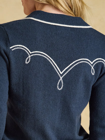 Western Collared Knit