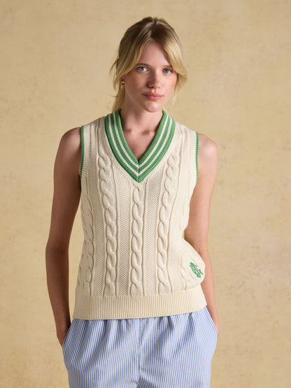 Deuce Sleeveless Knitted Top