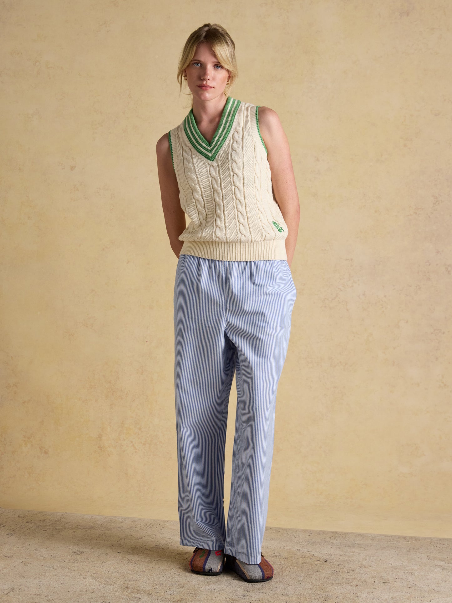 Deuce Sleeveless Knitted Top