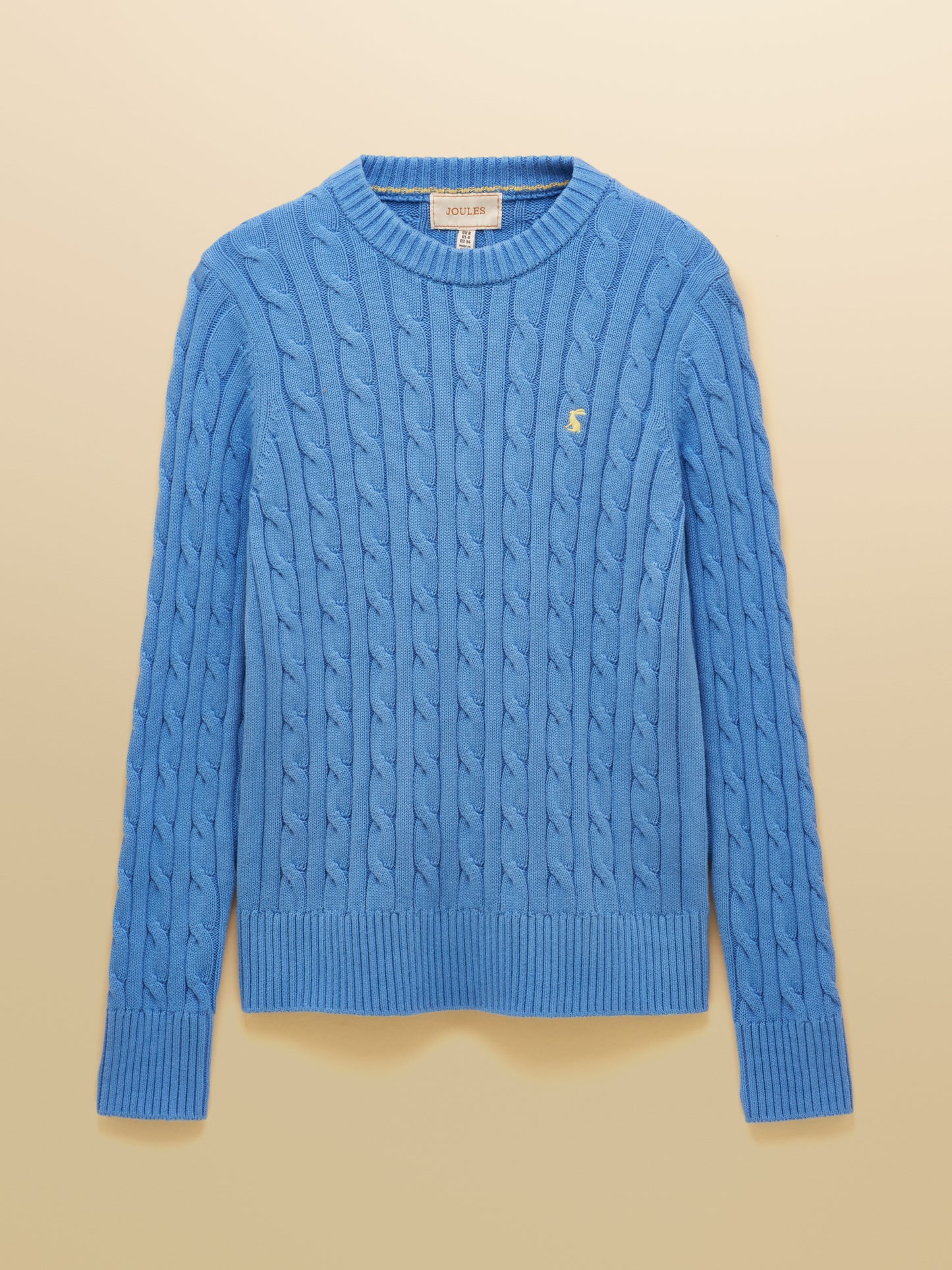Classic Cable Cotton Crew Neck Jumper