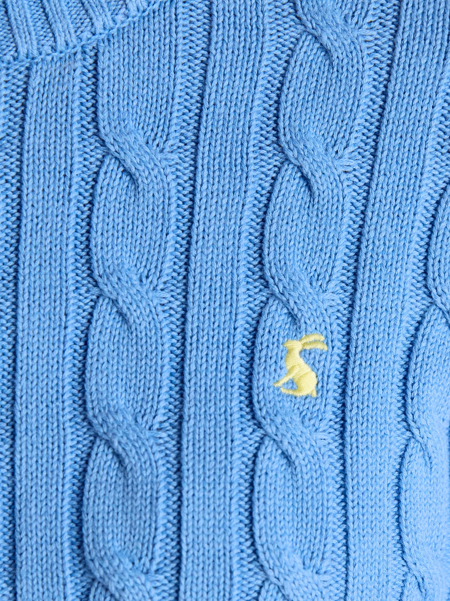 Classic Cable Cotton Crew Neck Jumper