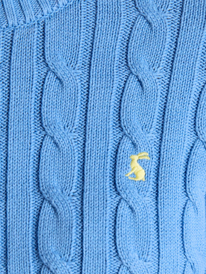 Classic Cable Cotton Crew Neck Jumper