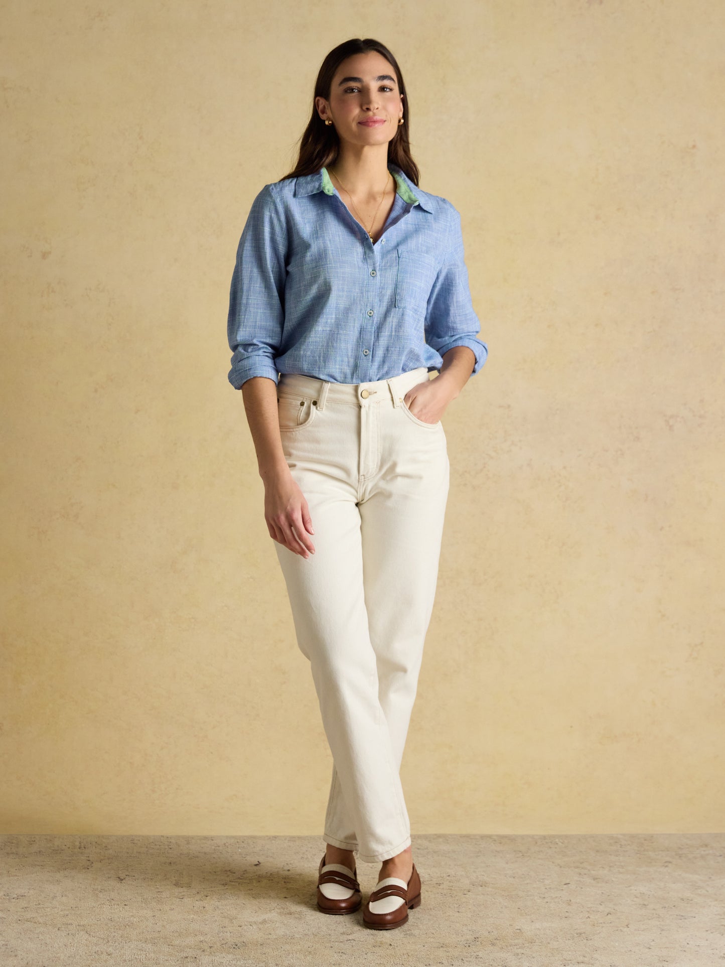 Ida Long Sleeve Cotton Shirt
