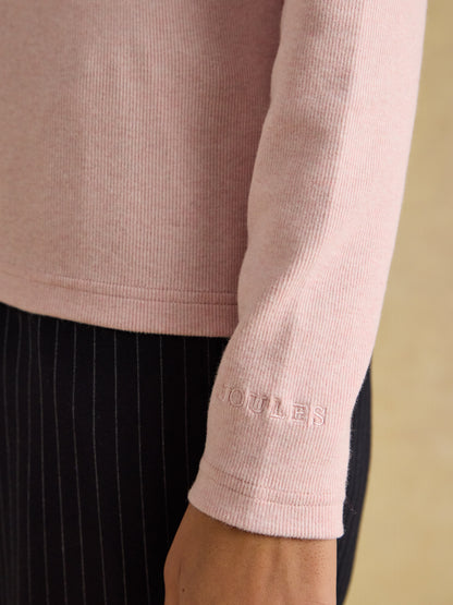 Warm Handle Rib Roll Neck
