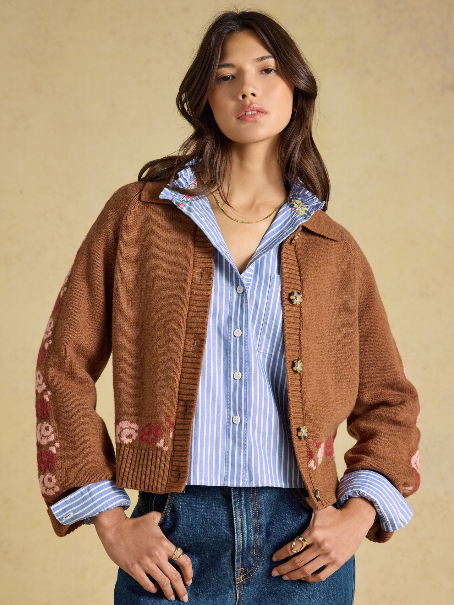 Cowboy Collared Cardigan