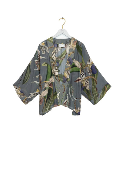 Orchid Grey Kimono