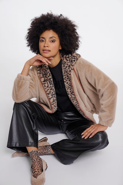 Jacket With Zipper and Hood
