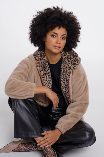 Jacket With Zipper and Hood