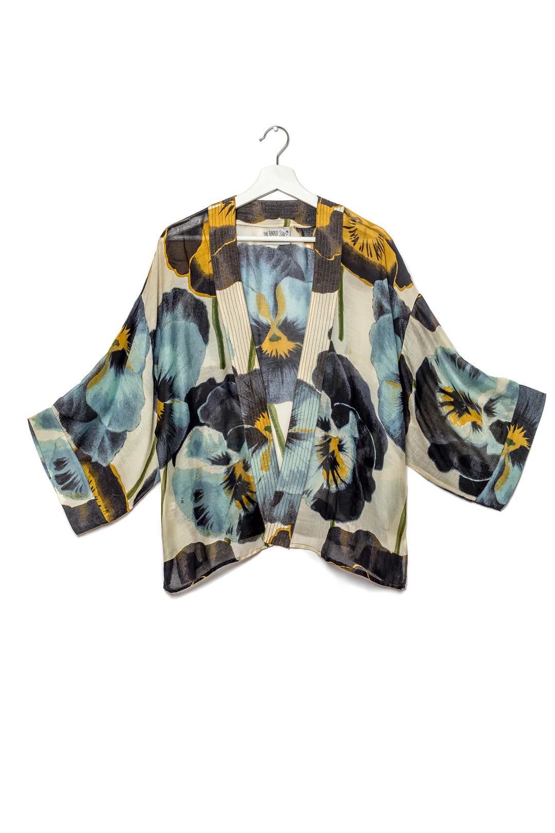 Pansy Grey Kimono