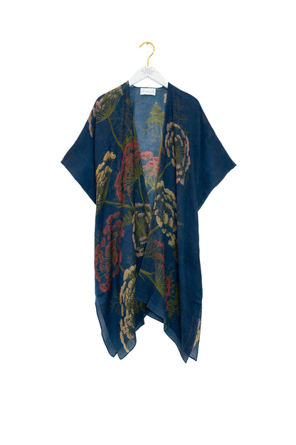 Parsley Seed Navy Wool Throwover