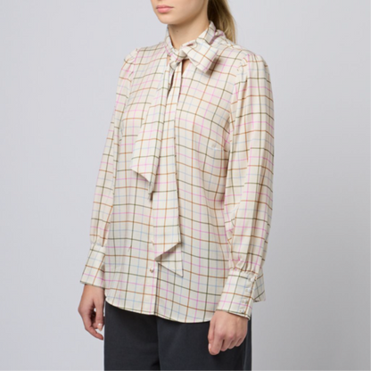 Tabby Tie Neck Blouse