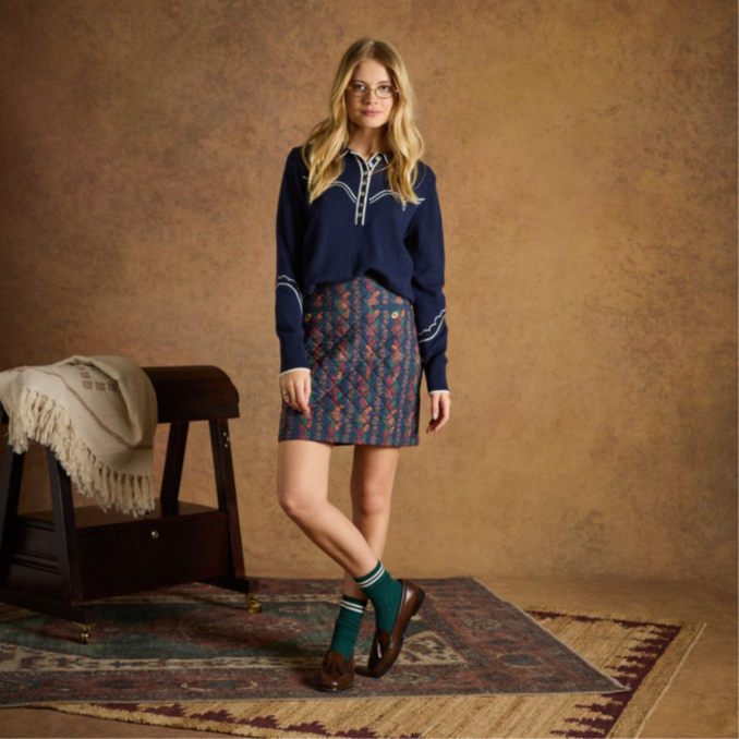 Western Collared Knit