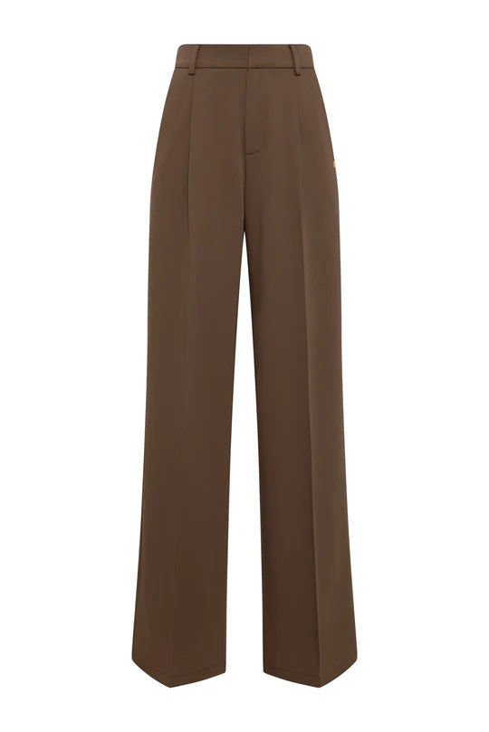 Pleated Wide Leg Trouser