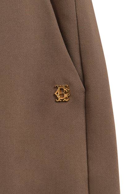 Pleated Wide Leg Trouser