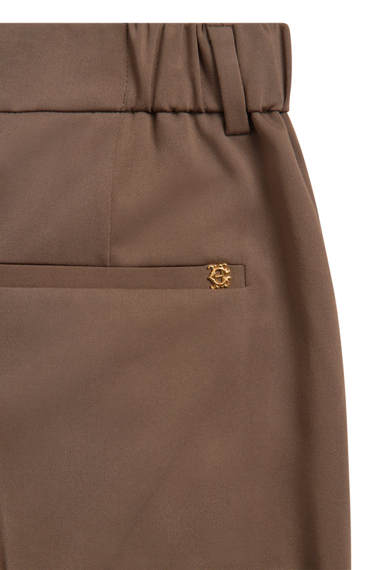 Pleated Wide Leg Trouser
