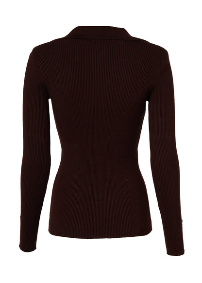 V-Neck Rib Top