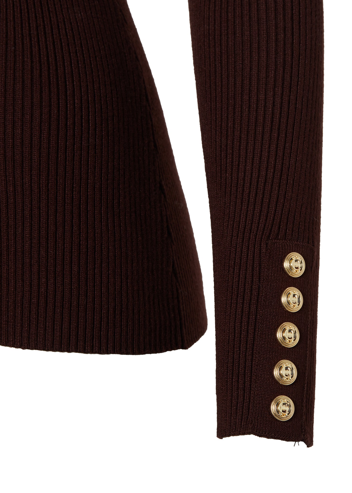 V-Neck Rib Top