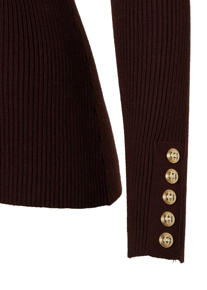 V-Neck Rib Top