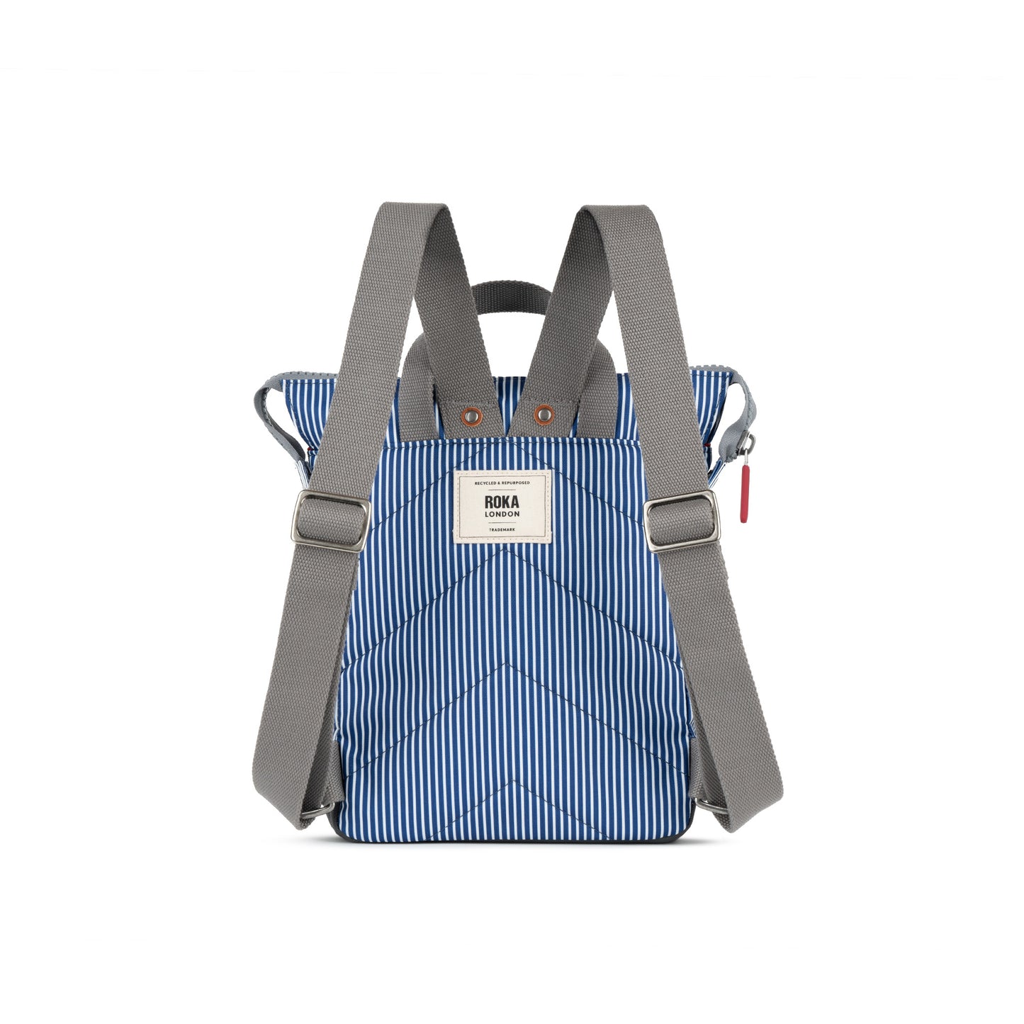 Bantry Small Backpack in Blue Hickory Canvas