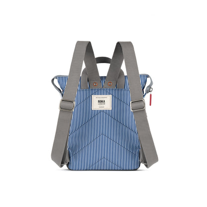 Bantry Small Backpack in Blue Hickory Canvas