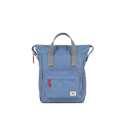 Bantry Small Backpack in Blue Hickory Canvas