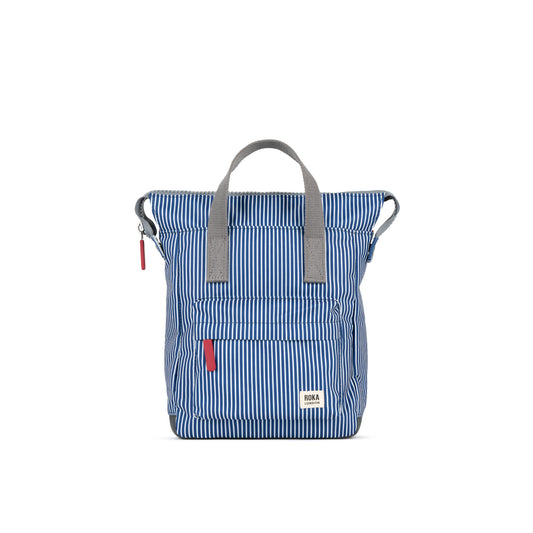 Bantry Small Backpack in Blue Hickory Canvas