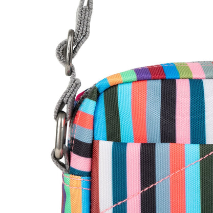 Bond Crossbody Bag in Multi Stripe Canvas - Small