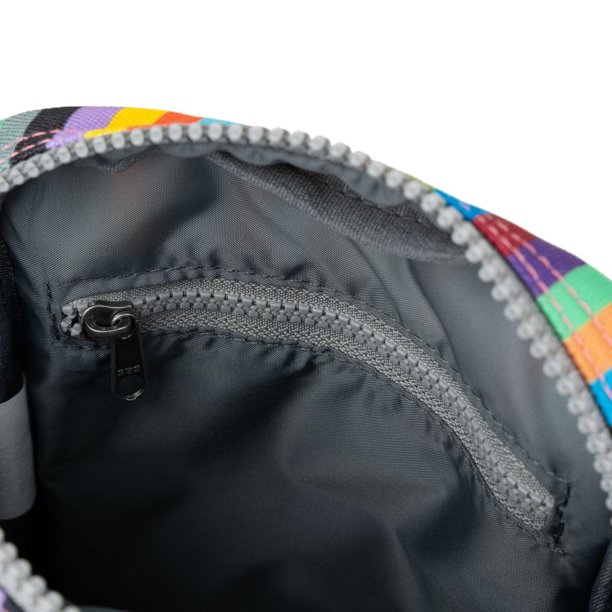 Bond Crossbody Bag in Multi Stripe Canvas - Small