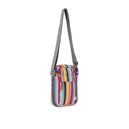 Bond Crossbody Bag in Multi Stripe Canvas - Small