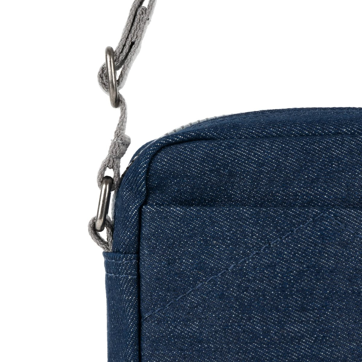 Bond Crossbody Bag in Dark Denim Cotton - Small
