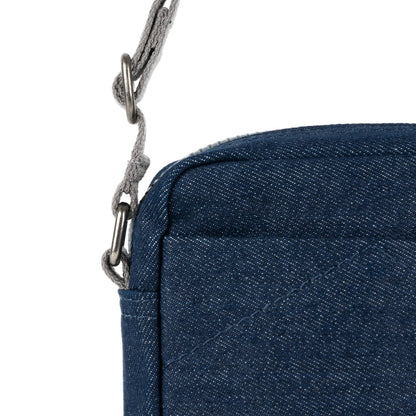 Bond Crossbody Bag in Dark Denim Cotton - Small