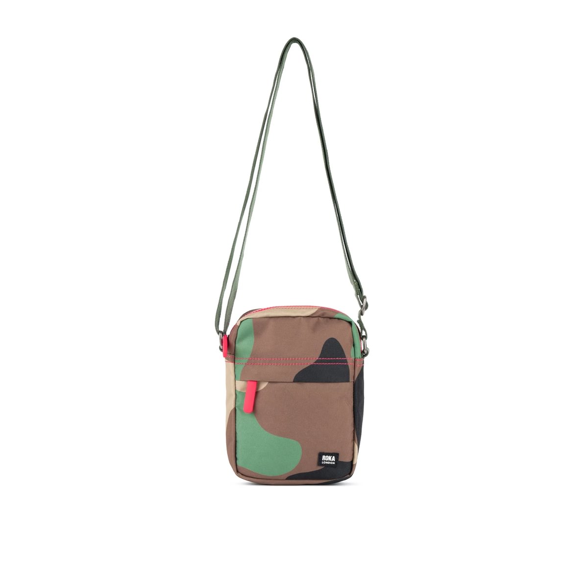 Bond Crossbody Bag in Vintage Camo Canvas - Small