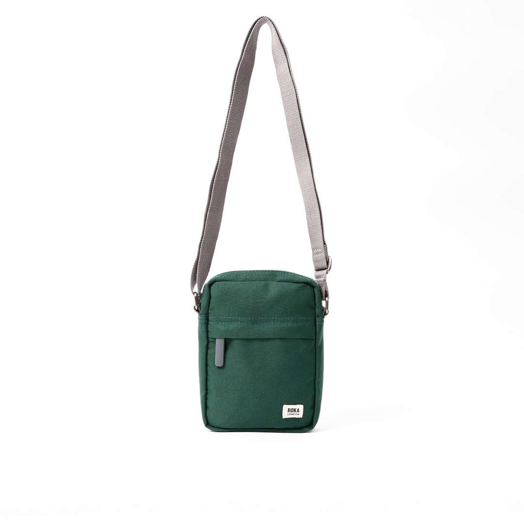 Bond Crossbody Bag in Forest Canvas - Small
